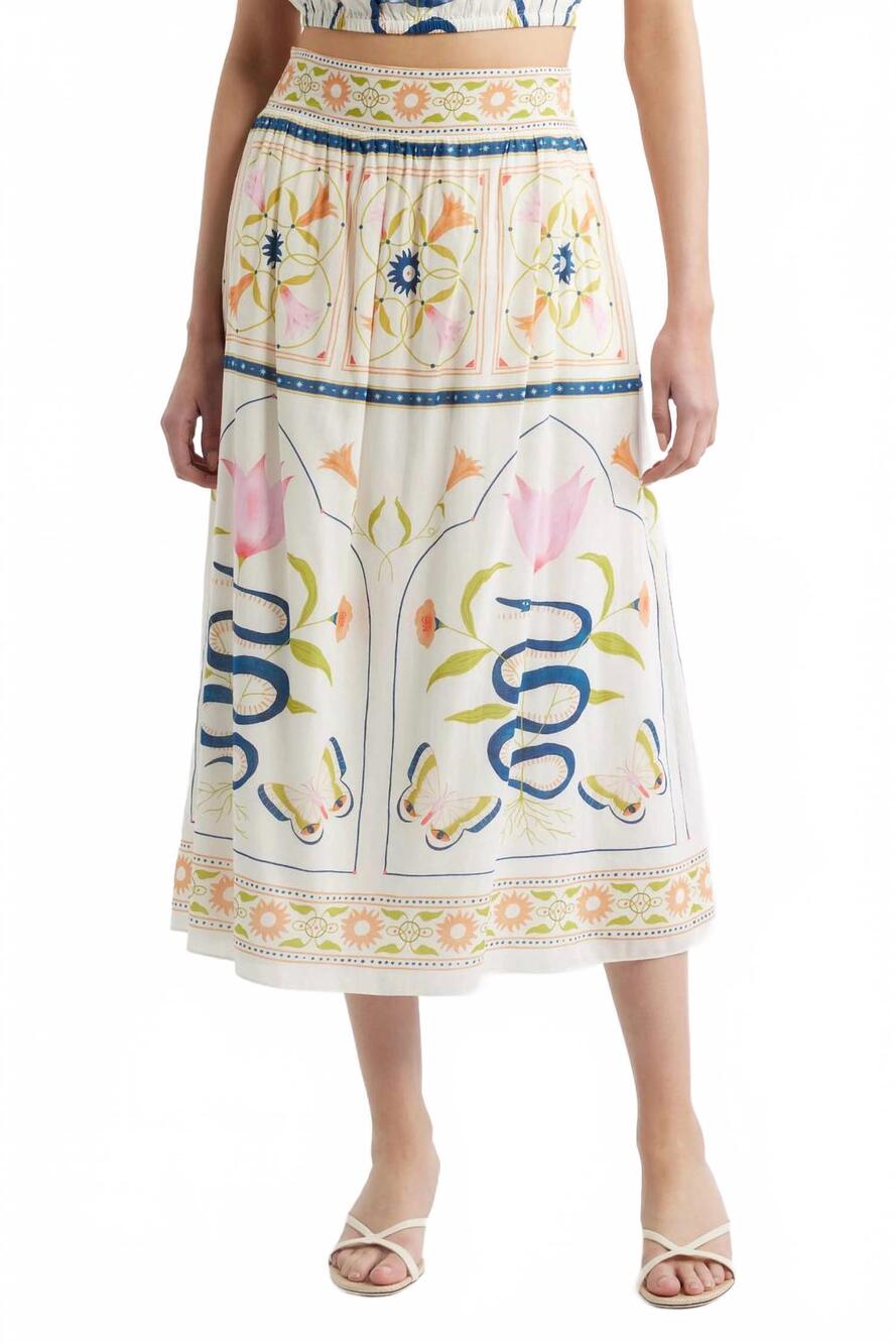 NEW CLEOBELLA elliott midi skirt in montecito print